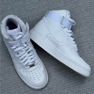 Auth Nike Air Force 1 High Triple White-W 10/M 8